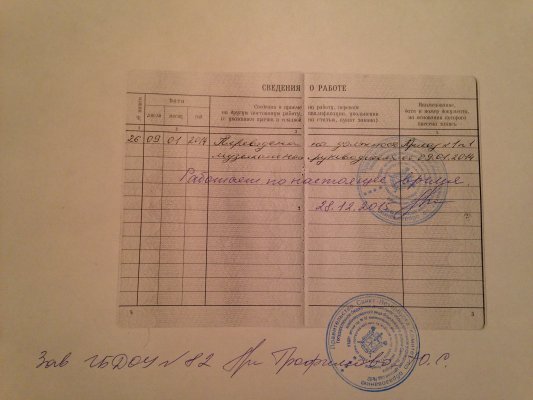 Домумент об образовании